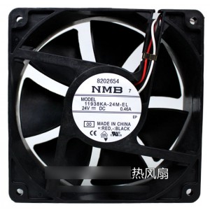 NMB 11938KA-24M-EL 24V 0.46A  3wires Cooling Fan