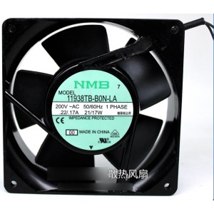 NMB 11938TB-B0N-LA 200V 0.22/0.17A 21/17W 2wires Cooling Fan