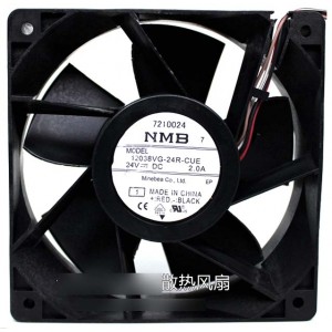 NMB 12038VG-24R-CUE 24V 2.0A  4wires Cooling Fan