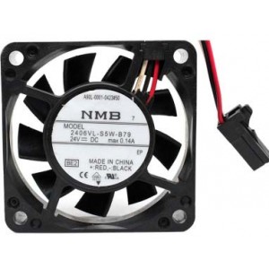 NMB 2406VL-S5W-B79 A90L-0001-0511 24V 0.14A 3wires cooling fan