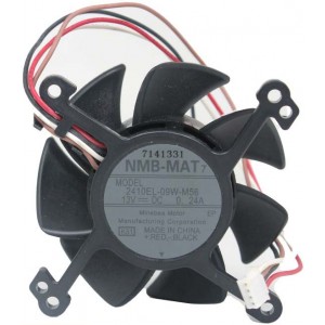 NMB 2410EL-09W-M56 13V 0.24A  4wires Cooling Fan