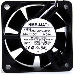 NMB 3110ML-05W-B30 24V 0.08A  2wires Cooling Fan
