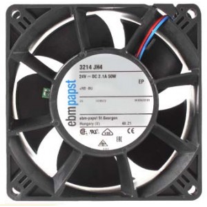 Ebmpapst 3214JH4 24V 2.1A 50W 2wires Cooling Fan