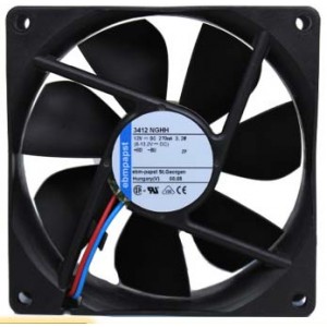 ebmPAPST 9225 3412 NGHH 12V 3.2W 270mA Server Fan,Cooling Fan