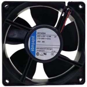 Ebmpapst 4214GH 24V 0.25A 5.3W 2wires Cooling Fan