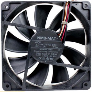 NMB 4710KL-04W-B16 12V 0.16A 4wires cooling fan