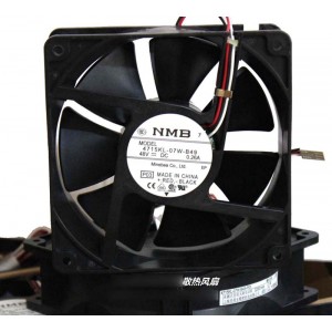 NMB 4715KL-07W-B49 4715KL-07W-B49-P03 48V 0.26A 3wires cooling fan
