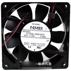 NMB 4715SL-05W-B70 24V 1.50A 2wires Cooling Fan