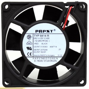 Ebmpapst 8414R 24V  2.4W 2wires Cooling Fan