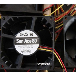 Sanyo 9G0812P1K071 12V 1.8A 21.6W 4wires Cooling Fan