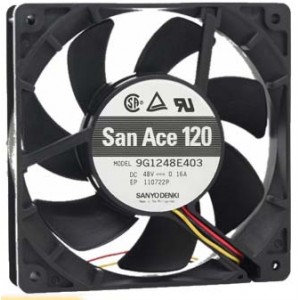 SANYO 9G1248E403 48V 0.16A 3wires Cooling Fan