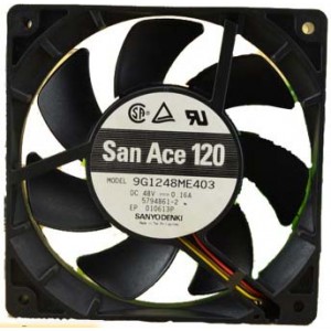 Sanyo 9G1248ME403 48V 0.16A 4wires Cooling Fan