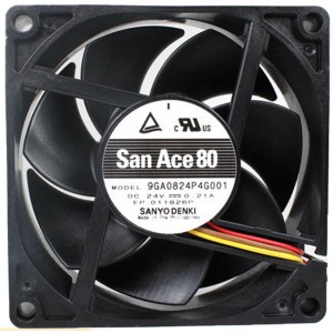 Sanyo 9GA0824P4G001 24V 0.21A 4wires Cooling Fan