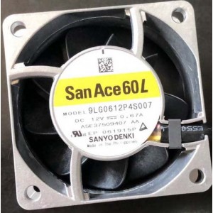 Sanyo 9LG0612P4S007 12V 0.67A 4wires Cooling Fan 
