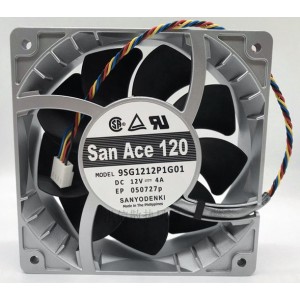 Sanyo 9SG1212P1G01 12V 4A 4wires Cooling Fan