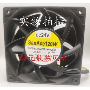 SANYO 9WV1224P1J601 24V 1.5A 4wires Cooling Fan