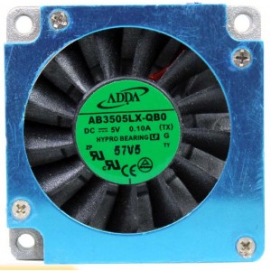 ADDA AB3505LX-QB0 5V 0.10A 2 Wires Cooling Fan 