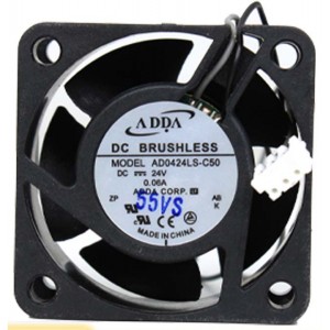 ADDA AD0424LS-C50 24V 0.06A  2wires Cooling Fan