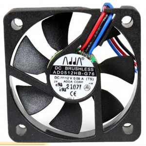 ADDA AD0512HB-G76 12V 0.15A 2wires 3wires Cooling Fan