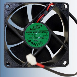 ADDA AD0712LX-A70GL AD0712MB-A70GL 12V 0.12A 2wires cooling fan