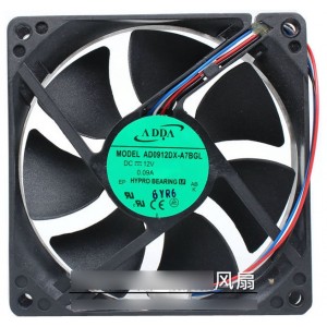 ADDA AD0912DX-A7BGL 12V 0.09A 4wires Cooling Fan