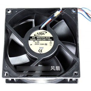 ADDA AD0912HB-Y7BGL AD0912HB-Y78GL 12V 0.43A 4wires Cooling Fan