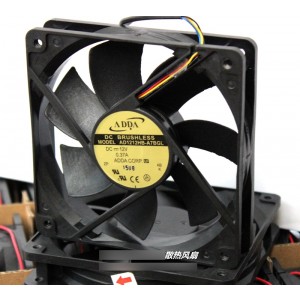 ADDA AD1212HB-A7BGL 12V 0.37A 4wires Cooling Fan