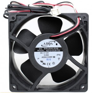 ADDA AD1212LB-F52 12V 0.24A  2wires Cooling Fan