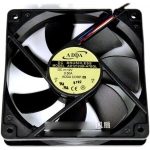ADDA AD1212UB-A7BGL 12V 0.5A 4wires Cooling Fan
