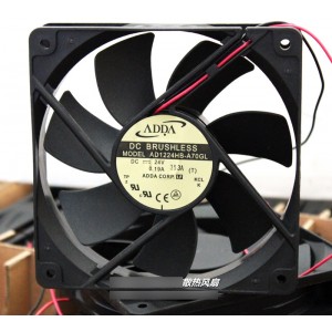 ADDA AD1224HB-A70GL 24V 0.19A 2wires Cooling Fan 