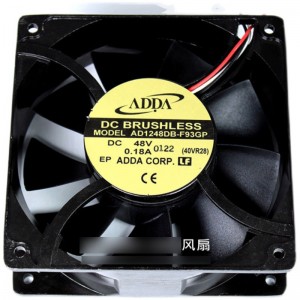 ADDA AD1248DB-F93GP 48V 0.18A  3wires Cooling Fan
