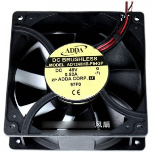 ADDA AD1248HB-F94GP 48V 0.52A  4wires Cooling Fan