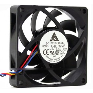 DELTA AFB0712MB -F00  12V 0.24A 3wires 4 wires Cooling Fan - Picture need 