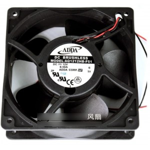 ADDA AQ1212HB-F51 12V 0.50A 2wires Cooling Fan