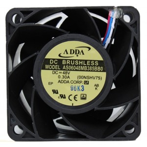 ADDA AS06048MB385BB0 12V 1.0A  4wires Cooling Fan