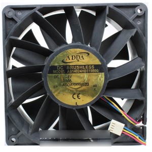 ADDA AS14024HB519B00 24V 1.85A/1.4A  4wires Cooling Fan