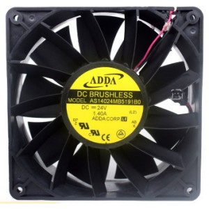 ADDA AS14024MB5191B0 24V 1.40A 2wires cooling fan