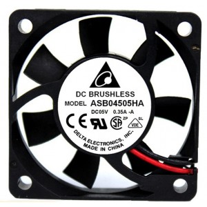 DELTA ASB04505HA 5V 0.35A 2wires cooling fan