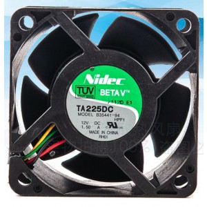 Nidec B35441-94 394035-001 12V 1.50A 4wires cooling fan