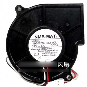 NMB BG0703-B054-00L 24V 0.20A 3wires cooling fan