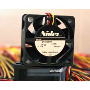 Nidec D04R-05TM 5V 0.18A 2wires 3wires Cooling Fan