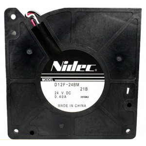 Nidec D12F-24BM 24V 0.40A 3wires cooling fan