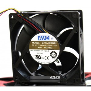 AVC DATA1338B4H 24V 0.65A 4wires Cooling Fan