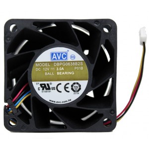 AVC DBPG0638B2S 12V 3A  4wires Cooling Fan