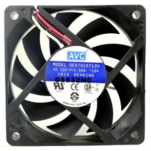 AVC DE07015T12H 12V 0.5A 3wires Cooling Fan