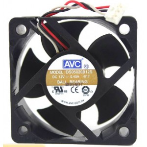 AVC DS05020B12S 12V 0.40A 2wires cooling fan