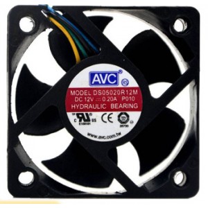 AVC DS05020R12M 12V 0.20A 4wires cooling fan