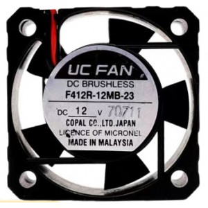 UC FAN F412R-12MB-23 12V 2wires Cooling Fan