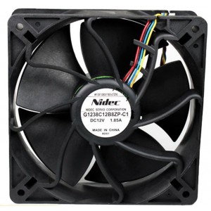 NIDEC G1238C12B8ZP-C1 12V 1.85A 4wires Cooling Fan