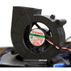SUNON GB1207PTV3-A 12V 1.02W 3wires Cooling Fan 